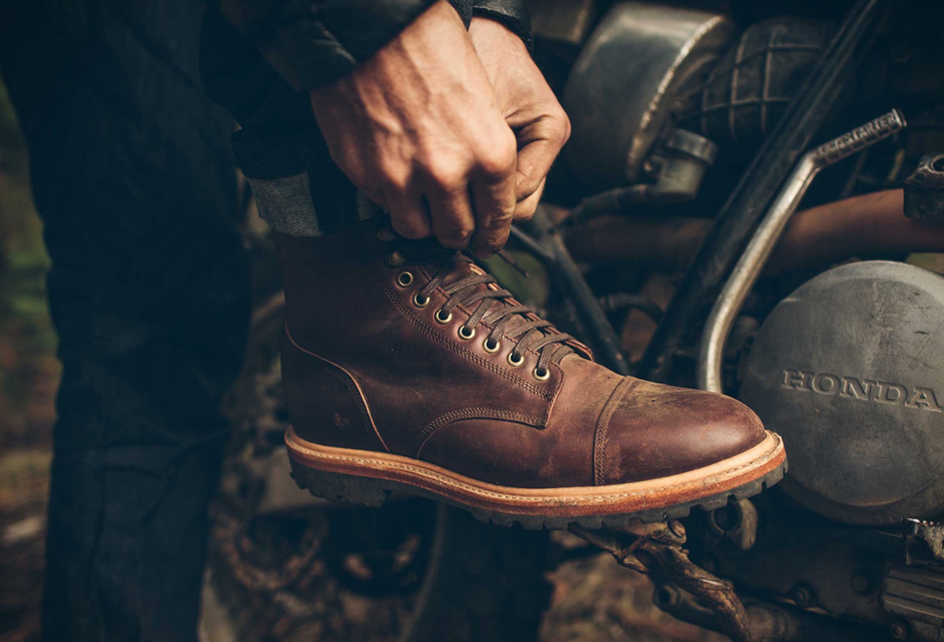 Cap Toe Moto Boot | Image