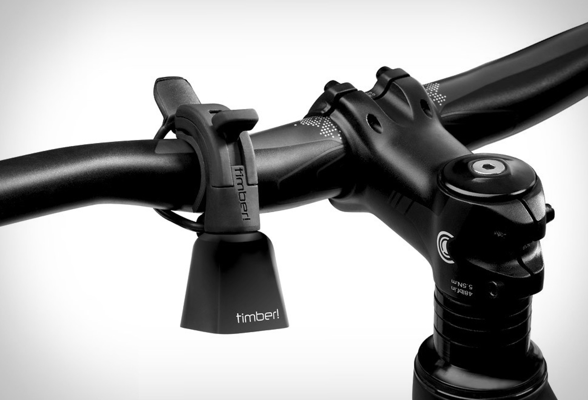 Timber bike bell top