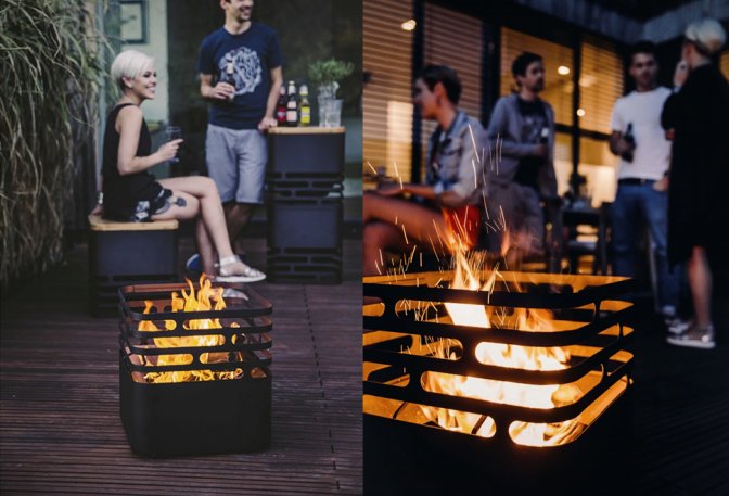 CUBE FIRE PIT - Image