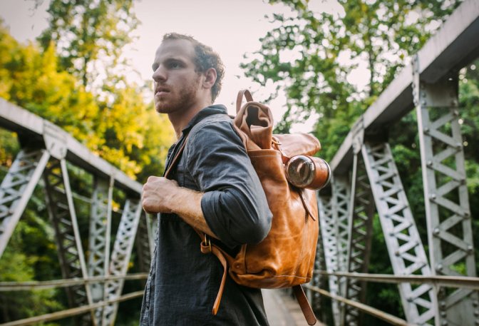 LOYAL STRICKLIN LEATHER RUCKSACK - Image