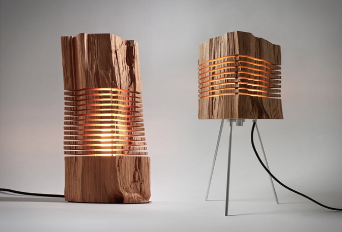 Reclaimed Wood Lighting - Image