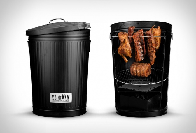 Po Man Charcoal BBQ Grill - Image