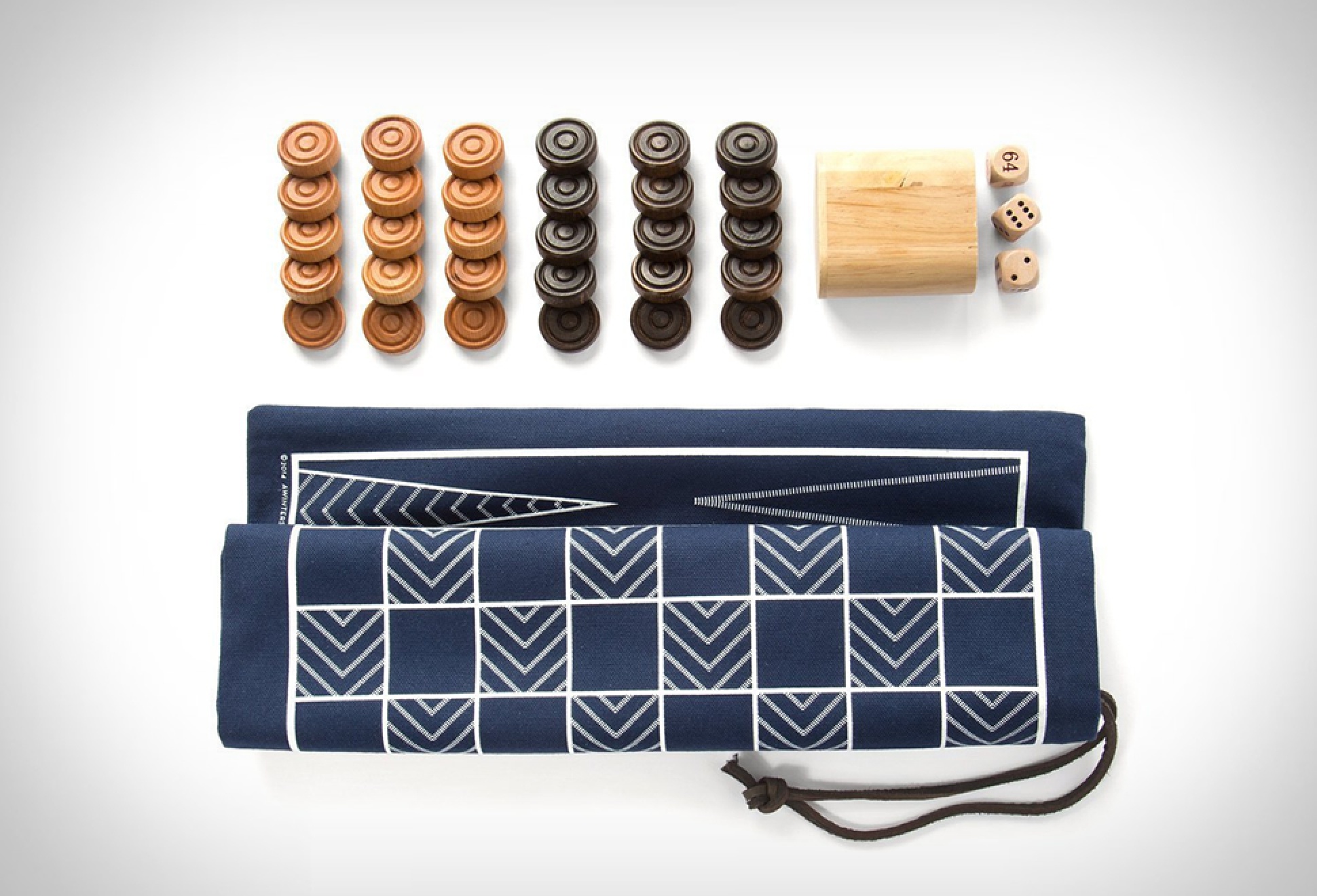 Backgammon And Checkers Travel Bag | Image