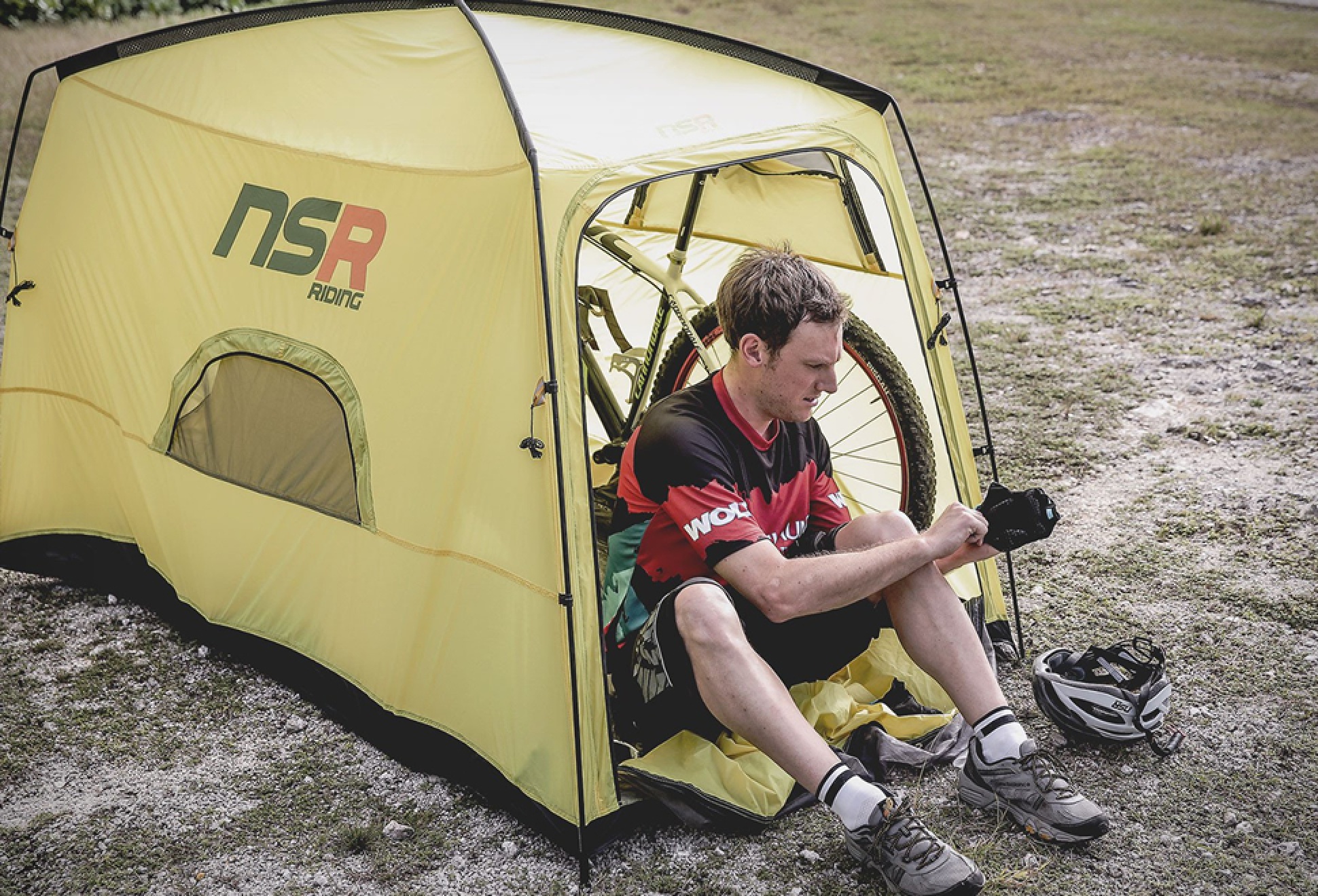 Bicycle Tour Camping Tent