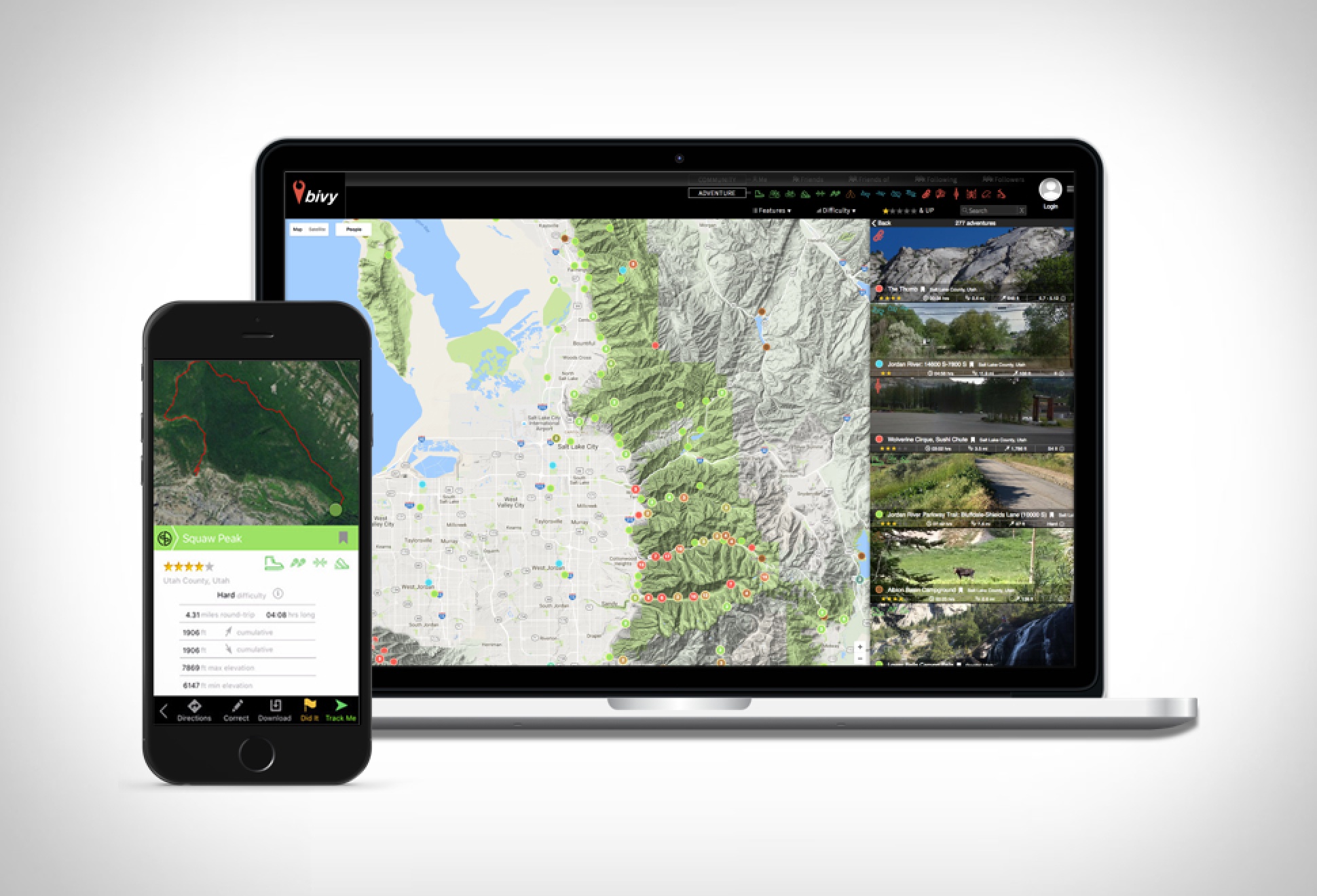 Bivy Adventure App | Image