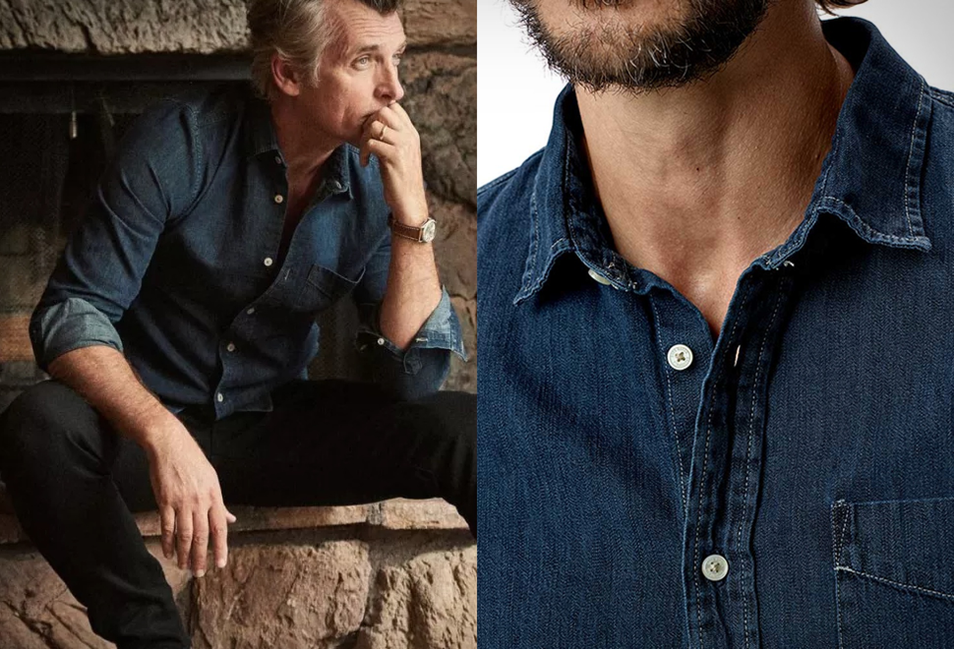 Buck Mason Denim Vintage Shirt
