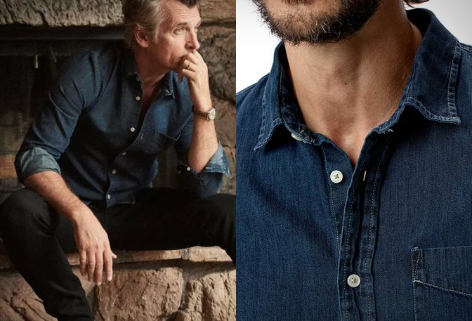BUCK MASON DENIM VINTAGE SHIRT - Image