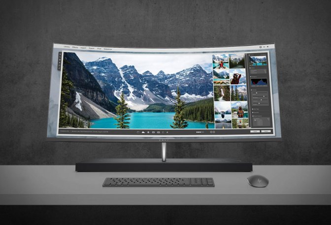 HP Envy Curved AIO 34 Desktop - Image