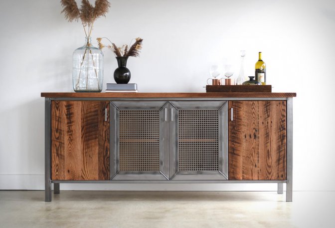 Industrial Modern Storage Console - Image