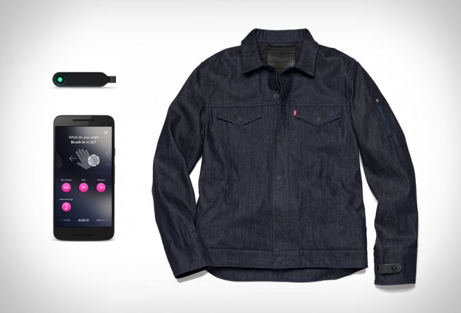 LEVIS COMMUTER TRUCKER JACKET WITH JACQUARD - Image