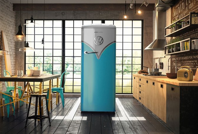 Retro VW Fridge - Image