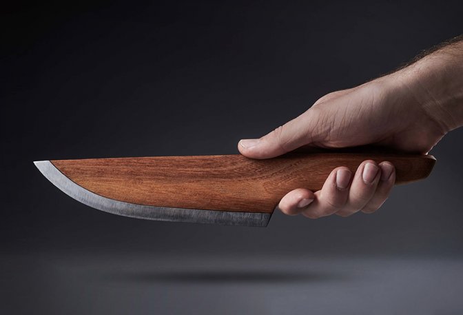 SKID Wooden Chef Knife - Image