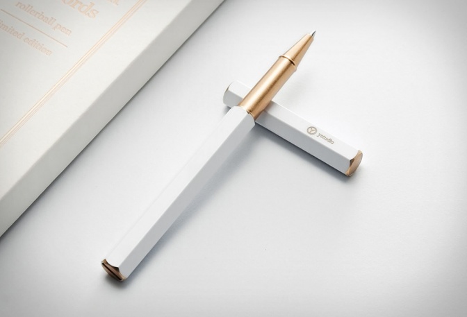 White Rollerball Pen by Ystudio - Image