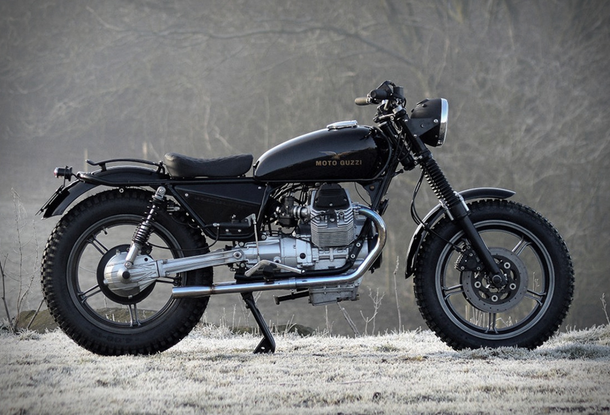 Black Betty Moto Guzzi Strada