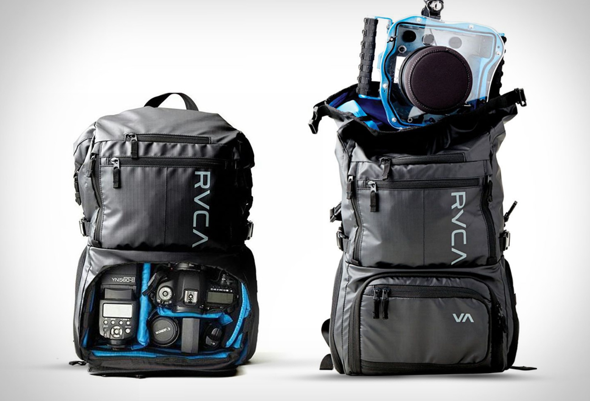 Rvca zak noyle camera bag backpack top