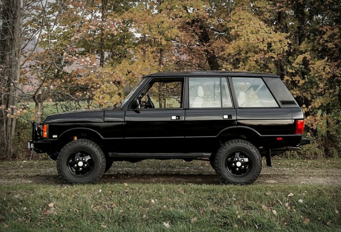 1995 Black Range Rover Classic SWB - Image