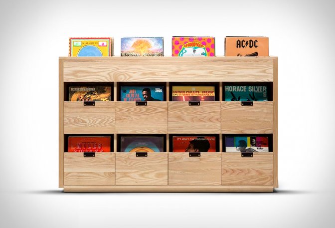 Dovetail Vinyl Storage Cabinet - Image