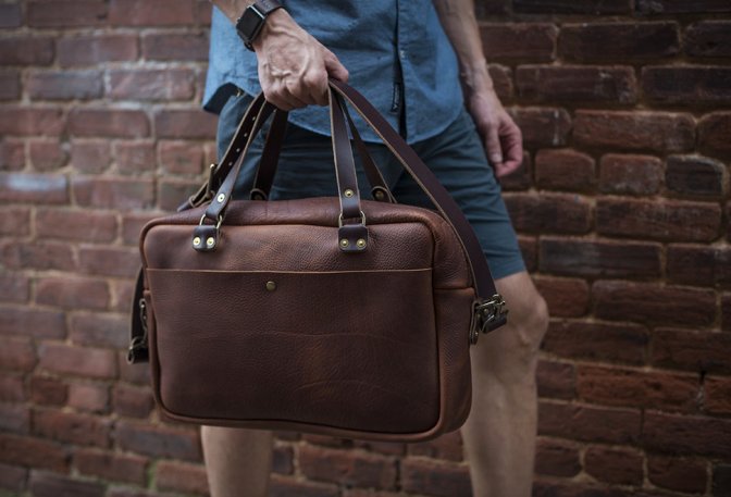 HARRIS LEATHER BRIEFCASE - Image