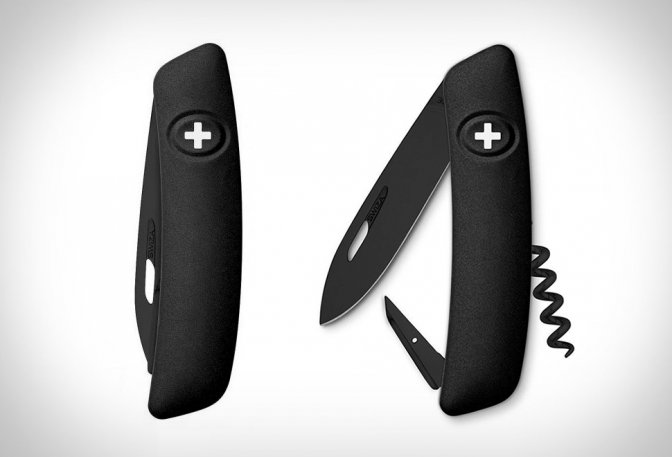 Swiza Allblack Pocket Knife - Image