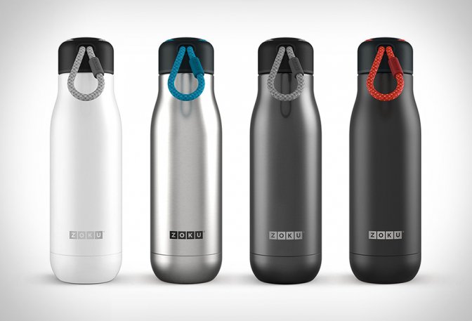 ZOKU STAINLESS STEEL WATER BOTTLE - Image