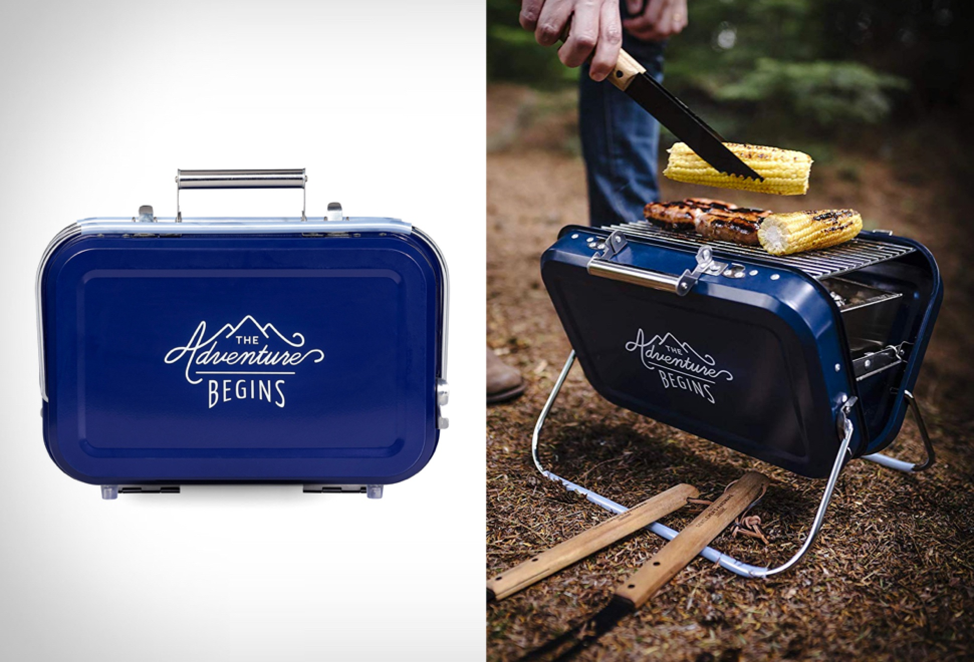 Portable Suitcase Barbecue