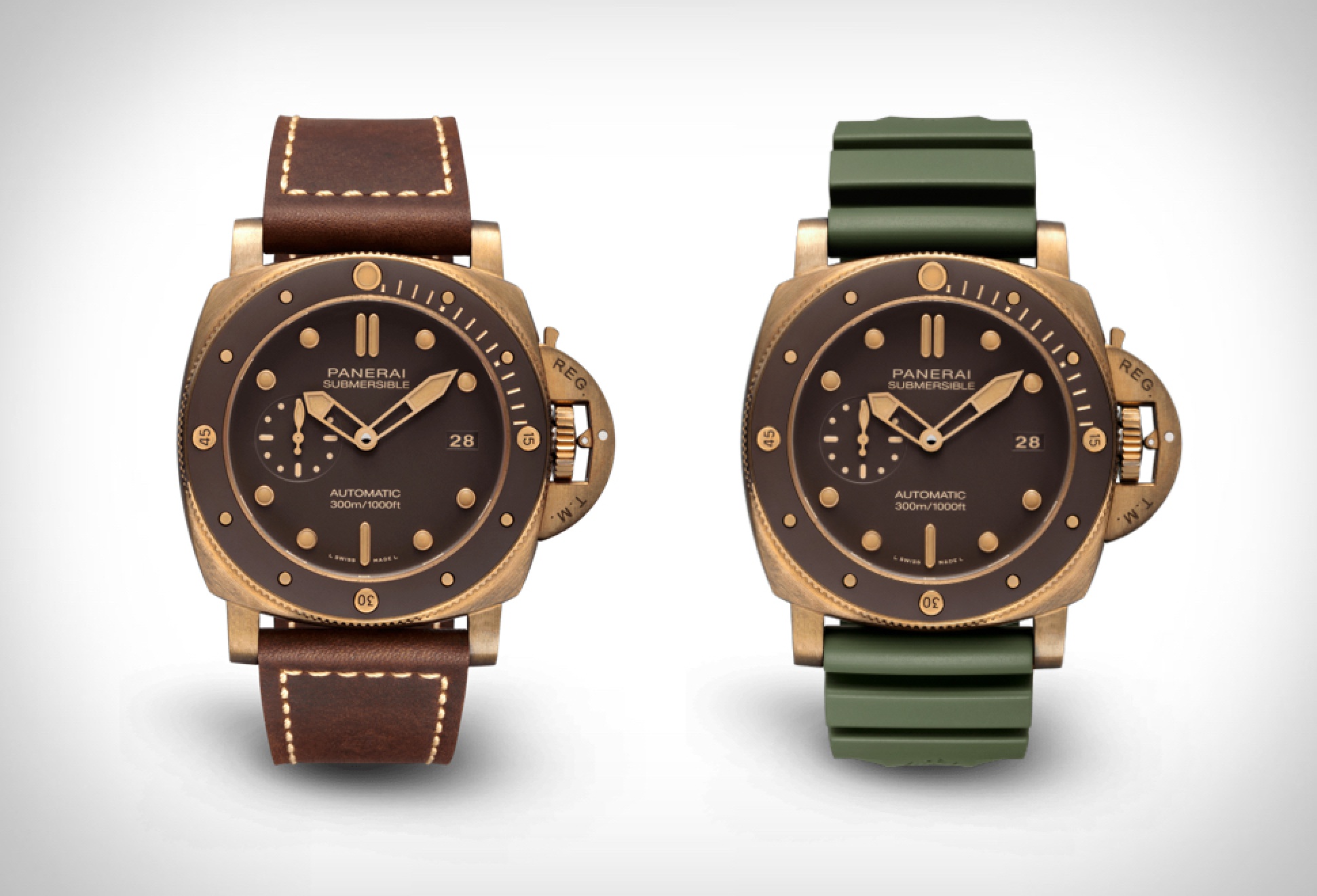 Panerai watch bronze shop