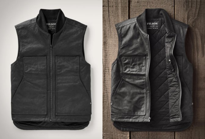 FILSON WAX WORK VEST - Image