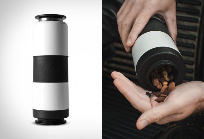FLPSDE Dual Chamber Water Bottle - Image