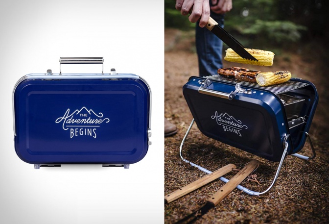 PORTABLE SUITCASE BARBECUE - Image
