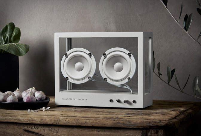 SMALL TRANSPARENT SPEAKER - Image