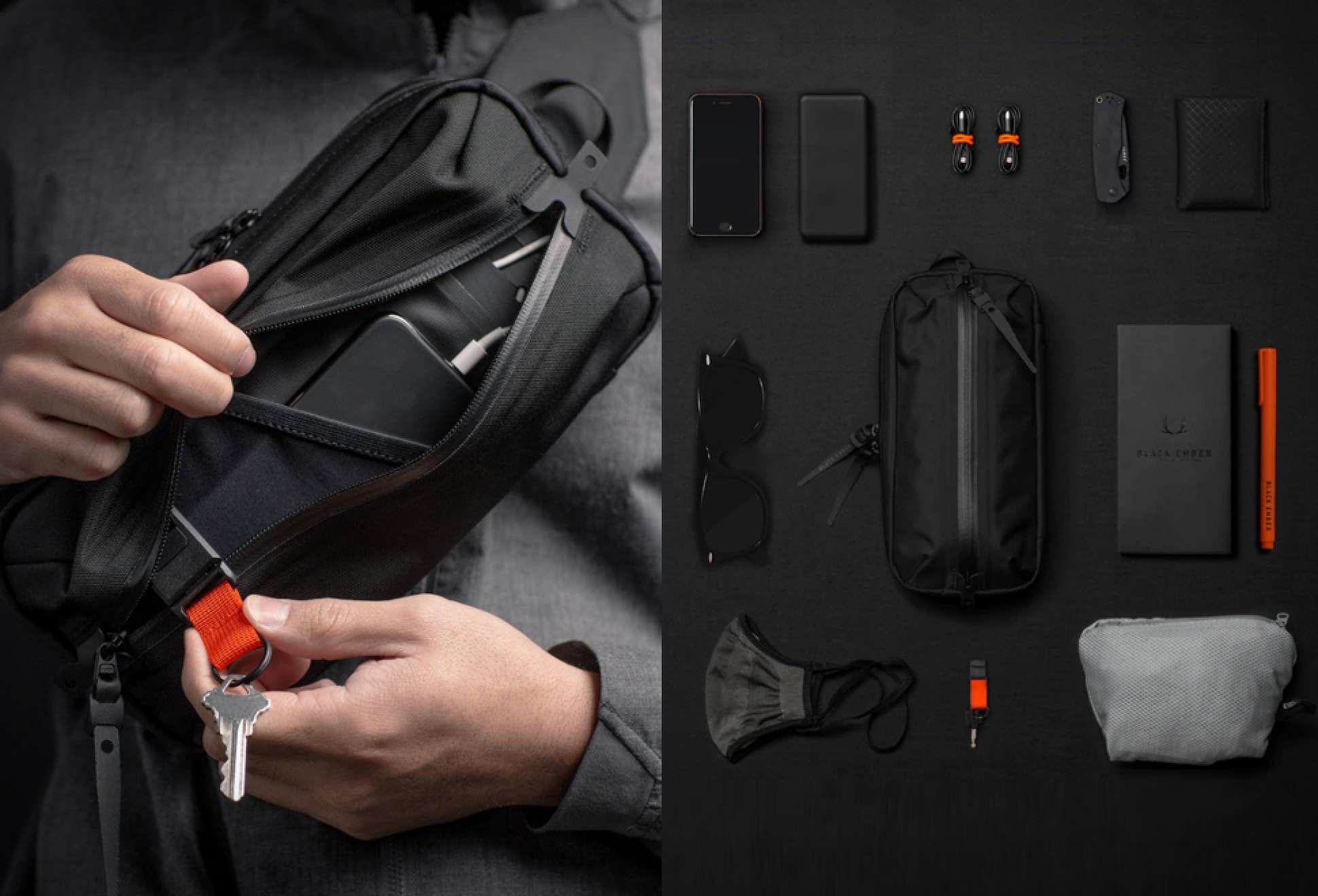 Black Ember TKS Sling Pack | Image