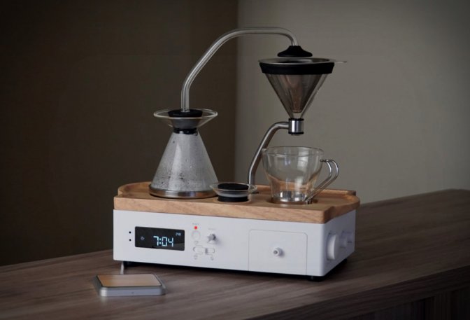 BARISIEUR COFFEE & TEA BREWING ALARM CLOCK - Image