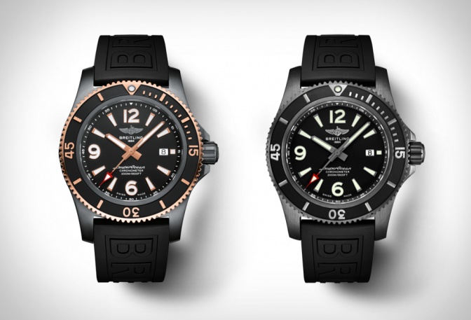 BREITLING SUPEROCEAN AUTOMATIC 46 BLACK STEEL - Image