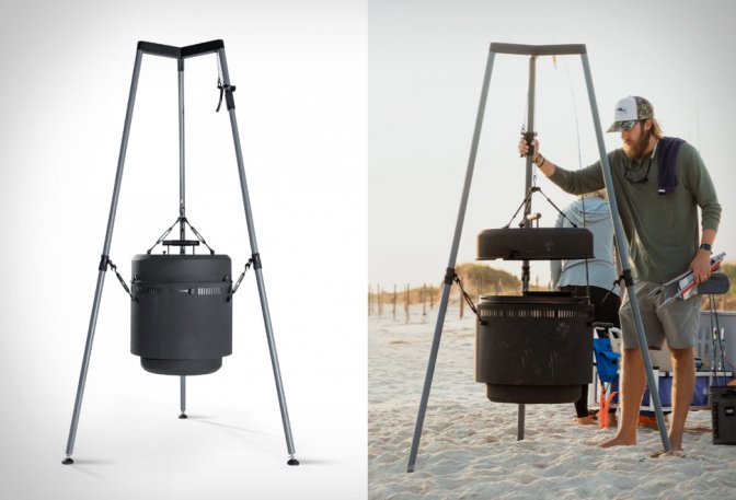 BURCH BARREL SUSPENDED BARBECUE & FIREPIT - Image