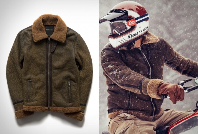 DEUS JULIAN SHEARLING JACKET - Image