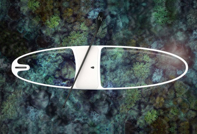 Loeva Transparent Stand-Up Paddle - Image