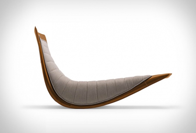 Zanotta Rider Rocking Lounge Chair - Image