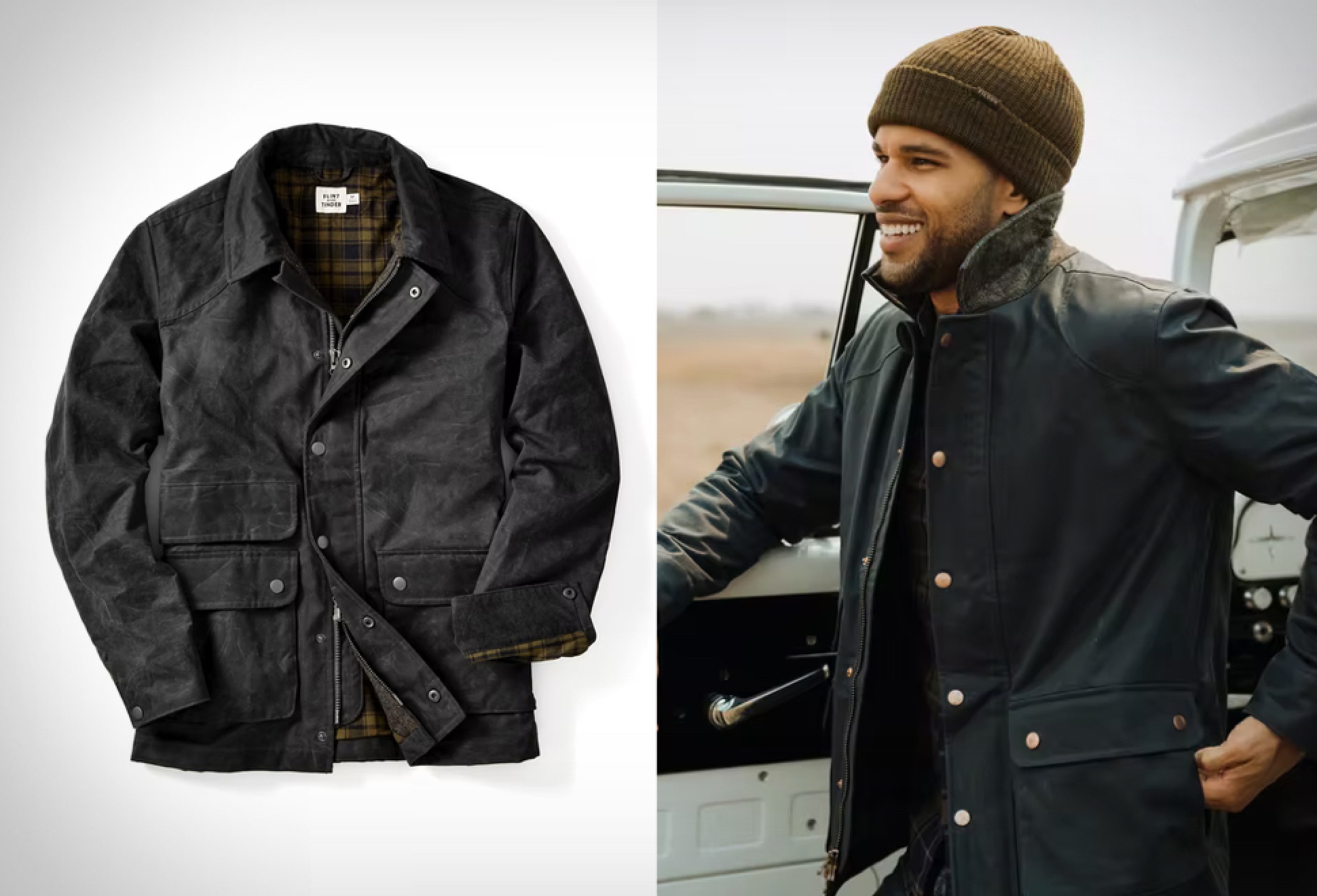 Flint and Tinder Waxed Hudson Jacket | Image