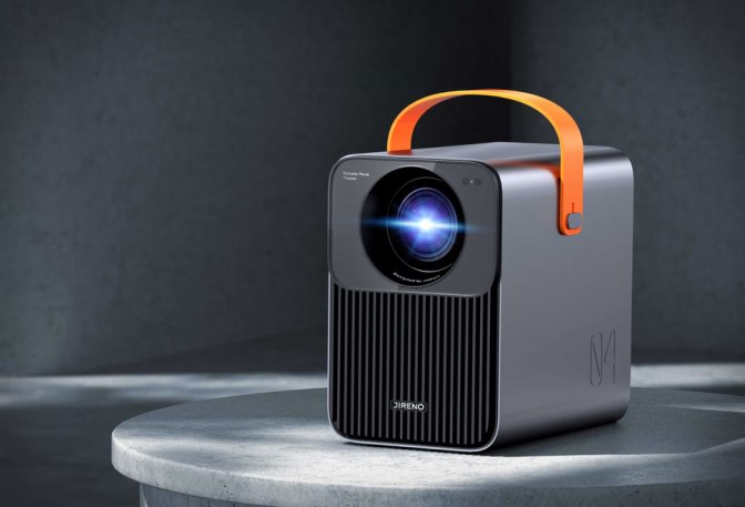 Jireno CUBE4 Portable Projector - Image