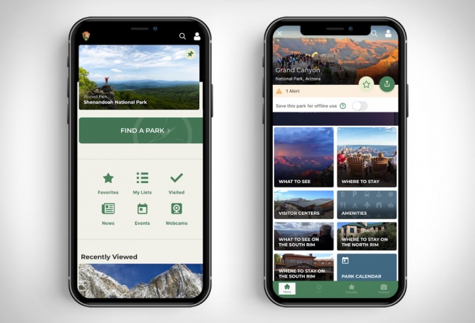 NATIONAL PARK SERVICE APP - Image