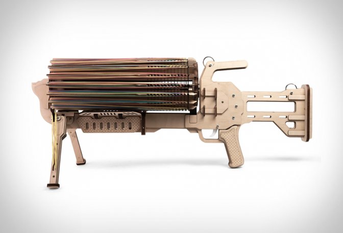 RUBBER BAND MACHINE GUN - Image