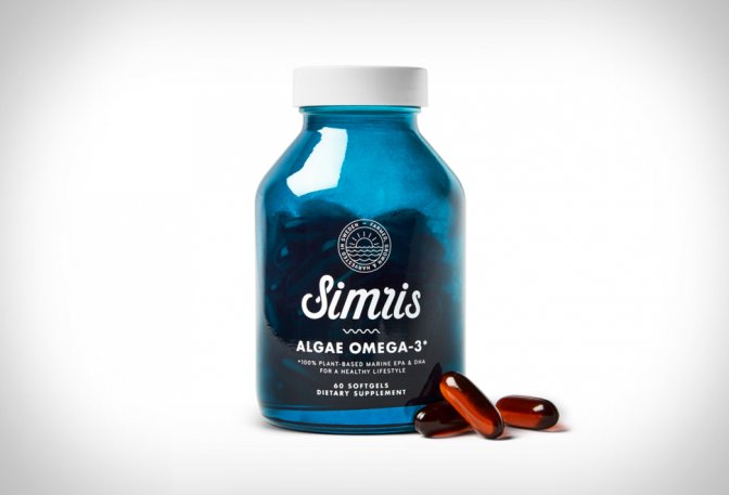 SIMRIS ALGAE OMEGA-3 SUPPLEMENTS - Image