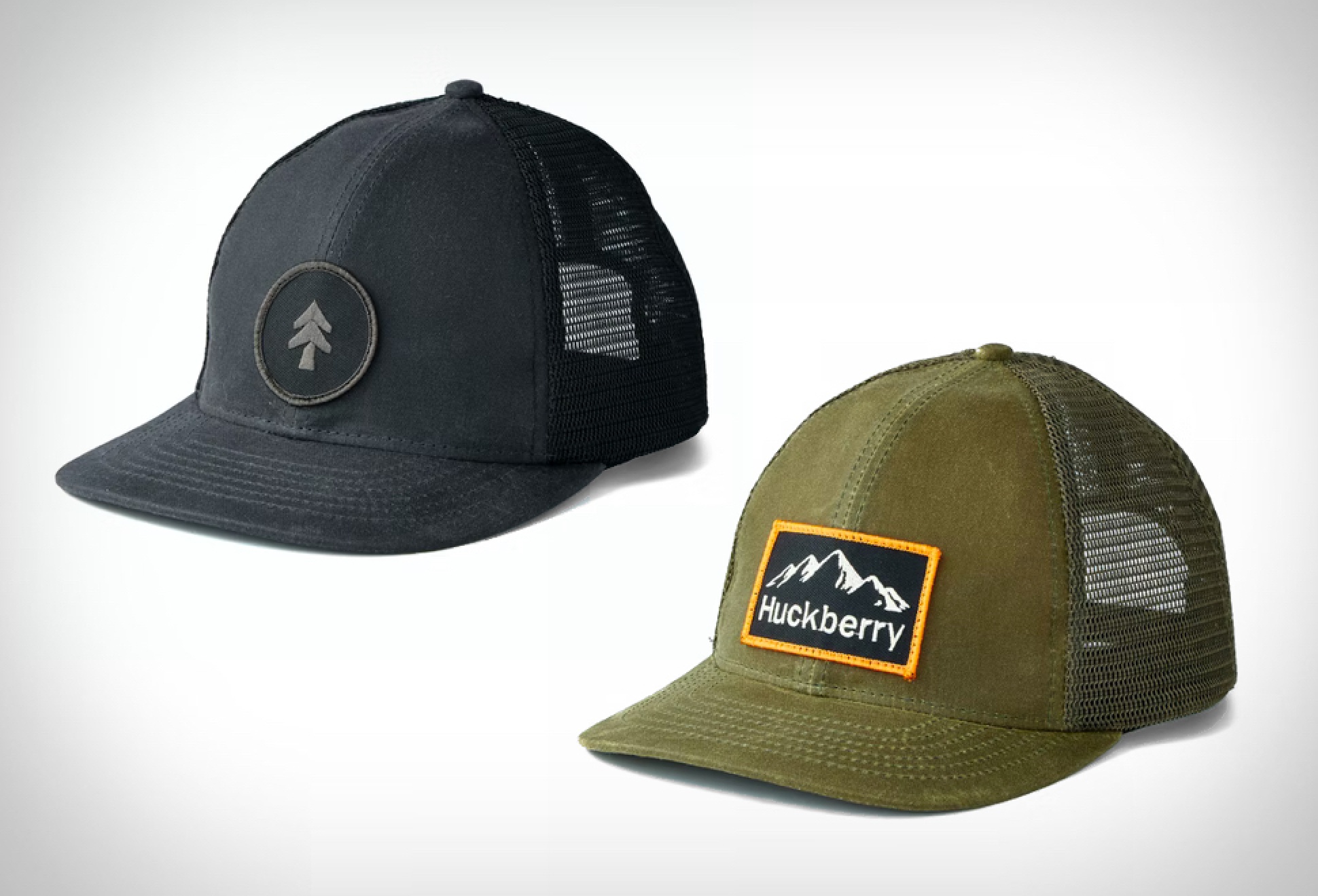 Huckberry Waxed Canvas Trucker Hat | Image