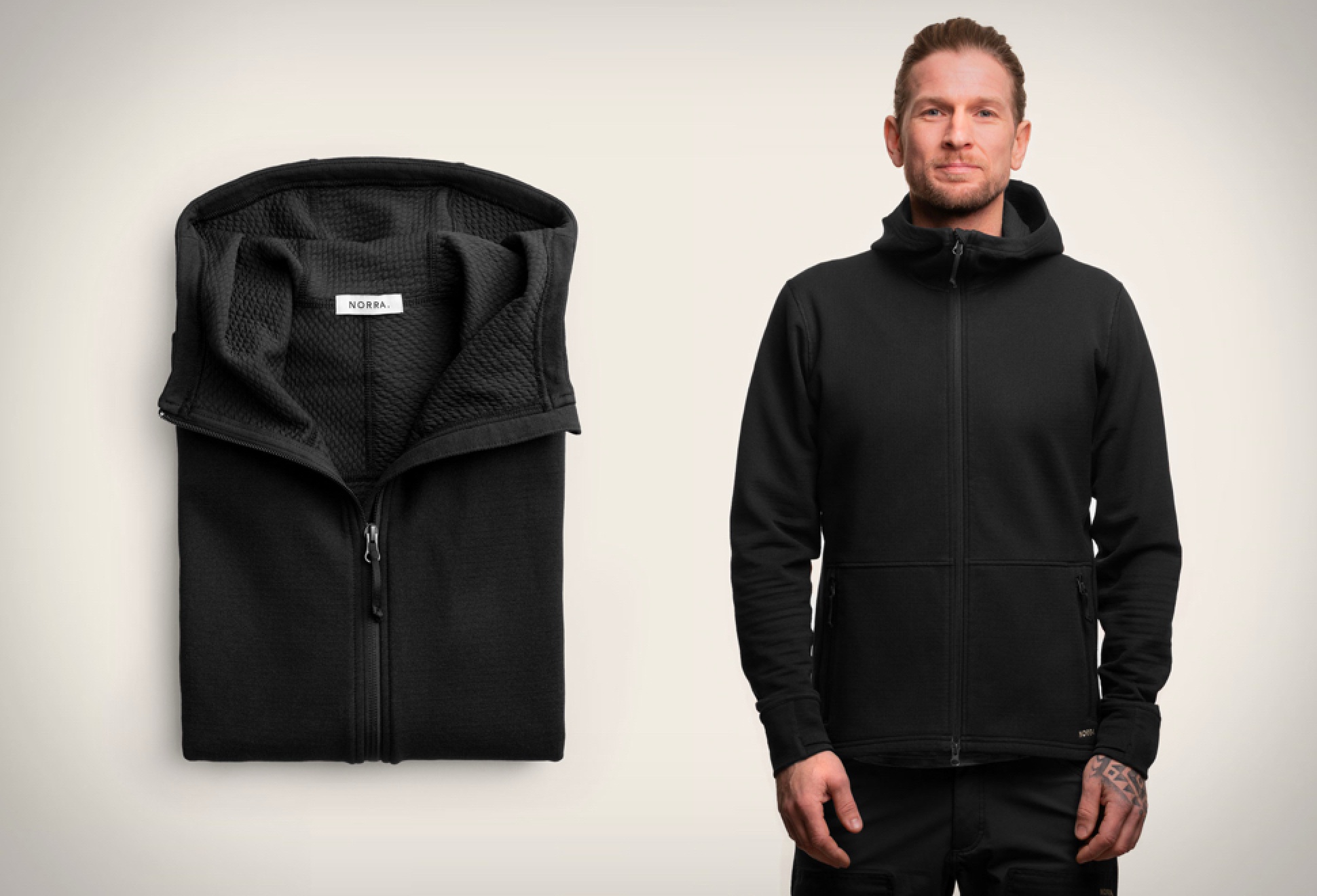 Norra Ask Polartec Zip Hoodie | Image