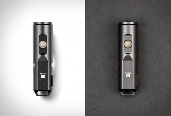 AURORA A3 GUNMETAL FLASHLIGHT - Image