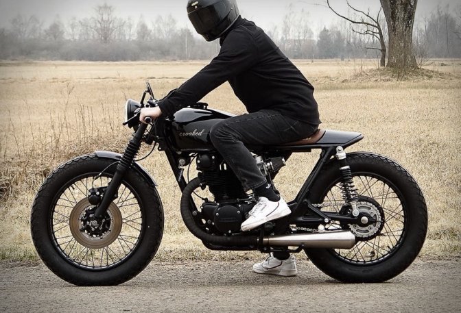 Crooked Honda CB450 - Image