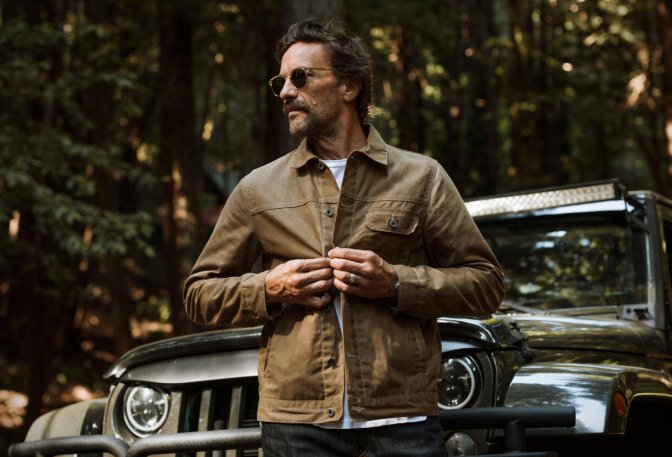 Huckberry Flannel-Lined Waxed Trucker Event - Image
