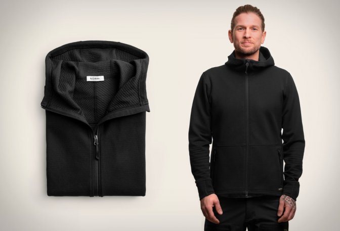 NORRA ASK POLARTEC ZIP HOODIE - Image
