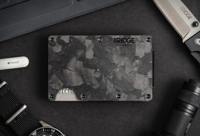 RIDGE FORGED CARBON WALLET - Image