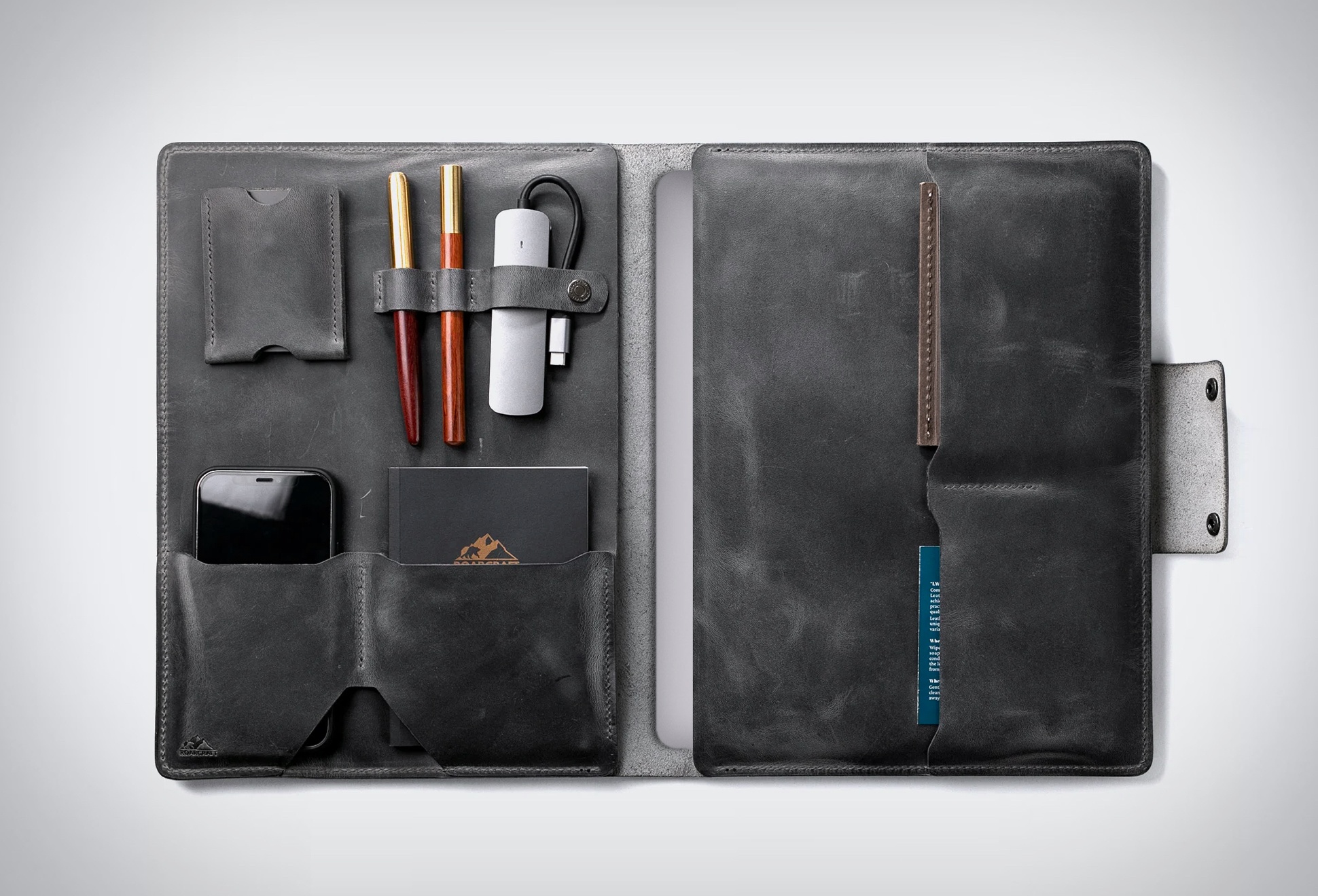 Roarcraft Leather Macbook Organizer | Image